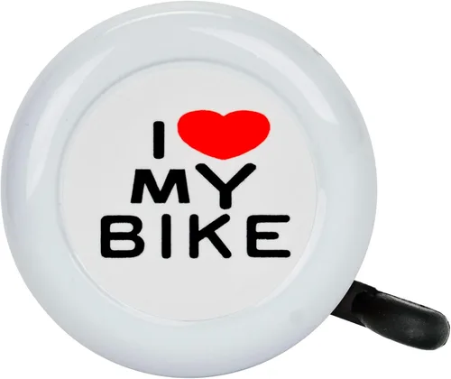Miniatura 5 de Sunlite "I Love My Bike Bell Cromado plateado