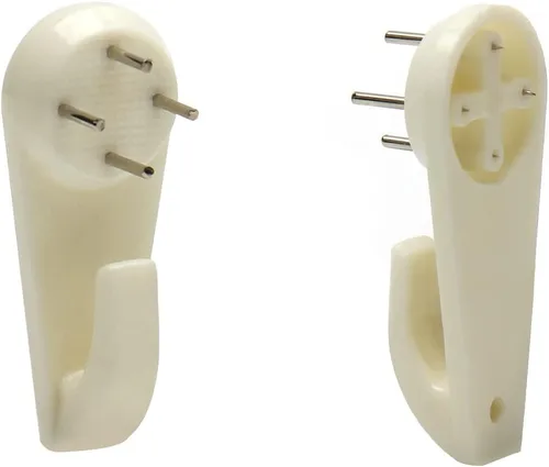 Miniatura 16 de MroMax Percha de pared dura para herrajes, sujetadores y ganchos, montaje en pared, gancho sin marcas, ganchos para marcos de fotos, 100