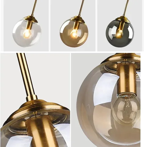 Miniatura 6 de Candelabros de cristal Ceilifor dormitorio, Liviroom, Diniroom, Bar Present/Ambar