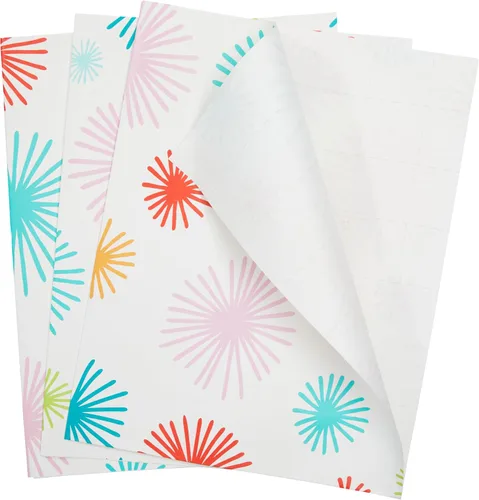 Miniatura 28 de The Gift Wrap Company 58-189227 Juego de hojas de papel para envolver regalos con diseño de animales de fiesta, 30 x 23 pulgadas, multicolor, 3