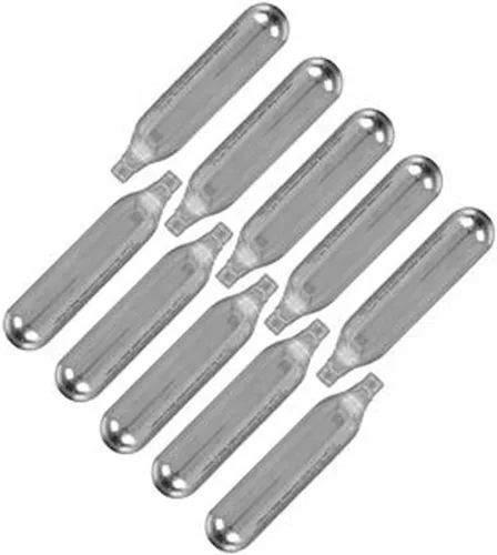 10 cartuchos de CO2 prellenados de 0.42 oz