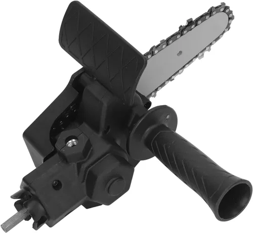 Miniatura 8 de Herramienta adaptadora de conversión de taladro eléctrico a motosierra, cabezal de fijación de sierra de cadena modificada para corte de carpintería