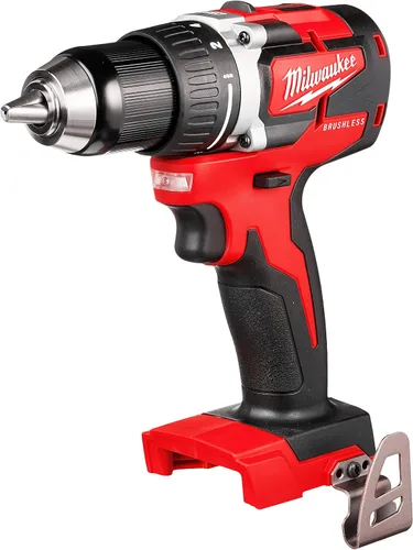Milwaukee Taladro/destornillador compacto sin escobillas de iones de litio de 18 voltios M18 (solo herramienta) 2801-20
