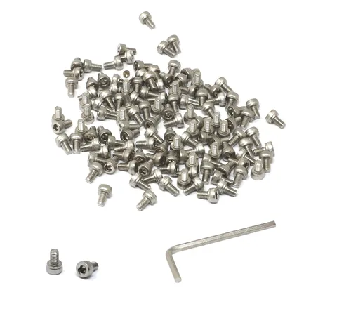 Miniatura 11 de iexcell 25 piezas M4 x 60/65/70/75/3.150 in paso de rosca 0.028 in acero inoxidable 304 cabeza hexagonal Tornillos Tornillos surtido Kit