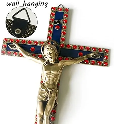 Miniatura 3 de Decoración cristiana de la cruz de Jesús, Crucifijo, Crucifijo, Cristo católico, regalos cruzes, manualidades, crucifijo, joyería religiosa