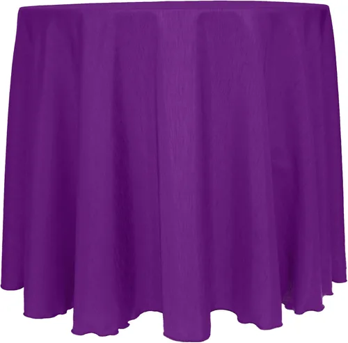 Miniatura 59 de Mantel reversible de satén Shantung de Ultimate Textile Majestic 96" redondo, Satin, Paquete de 2