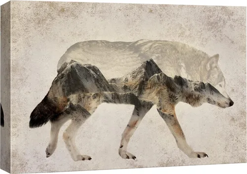Miniatura 35 de Arte de pared de mapache para oficina en casa, lienzo de mapache blanco y negro, arte de pared para dormitorio, sala de estar, 12 x 18 pulgadas