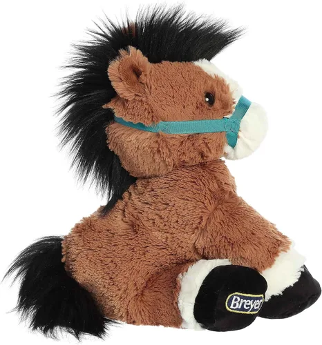 Miniatura 3 de Aurora Exquisito animal de peluche Breyer Bridle Buddies Bay Horse – Detalles realistas para juegos imaginativos – Perfecto para niños, adultos