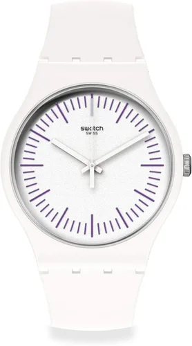 Miniatura 2 de Swatch SUOW173 Reloj unisex con esfera blanca de cuarzo