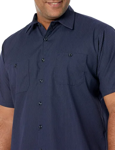 Miniatura 4 de Red Kap - Camisa de trabajo industrial para hombre, ajuste regular, manga corta