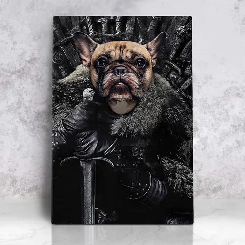Miniatura 66 de Awesometik Impresión en Lienzo Personalizada Retrato Real de Mascota a partir de Foto, Retrato Renacentista Personalizado, Retratos, Retratos 25 El