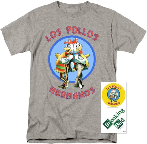 Miniatura 2 de Popfunk Camiseta y calcomanías de Breaking Bad Los Pollos Hermanos