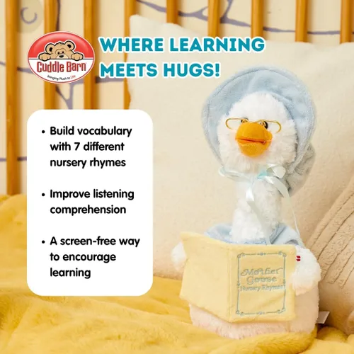 Miniatura 3 de Azul Madre Ganso peluche de Animated cb42860 recites 7 Historias Nursery Rhymes