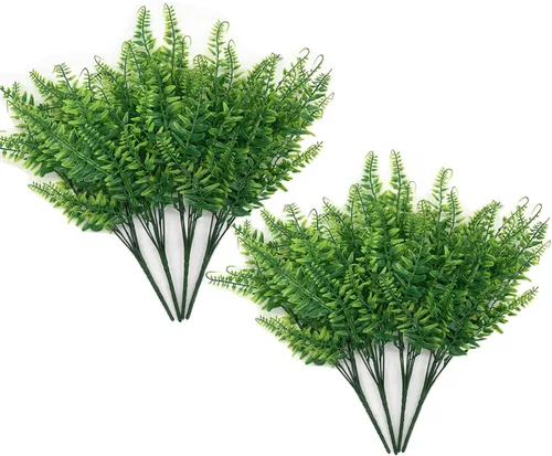 Miniatura 40 de Sauce llorón falso, plantas colgantes artificiales de plástico, hojas verdes, plantas de vid sintética, guirnalda de hiedra para el hogar