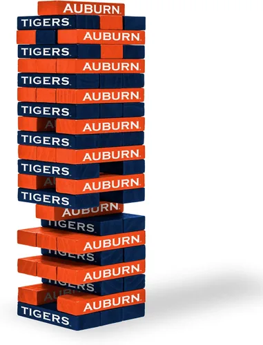 Miniatura 28 de Wild Sports NCAA Pro Football Tabletop Stackers Block Game for College Football Fan, Dorm Game, Tailgate