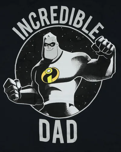 Miniatura 3 de Disney Camiseta estampada Mr Incredible Dad para hombre