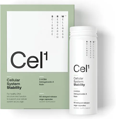 SRW Laboratories Cel¹ Stability | Suplemento de células madre con 2-HOBA - Apoya la defensa del estrés, la estructura del ADN y la función celular