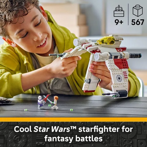 Miniatura 2 de LEGO Star Wars: The Clone Wars V-19 Torrent Starfighter Juguete de Construcción - Juego de simulación para niños y niñas, a partir de 9 años - Kit