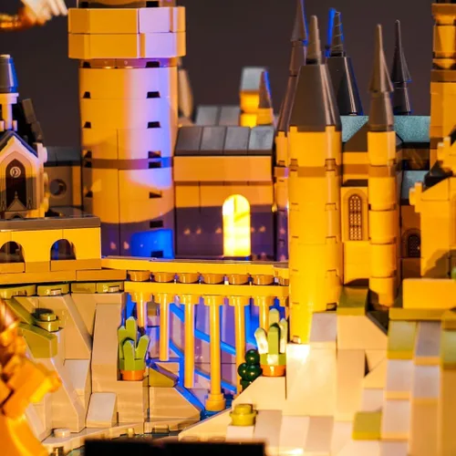 Miniatura 5 de Kit de luz LED mejorado para Lego Hogwarts Castle and Grounds Building Set, compatible con Lego 76419 (modelo no incluido)