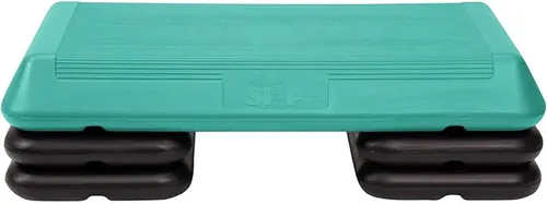 Freestyle STEP Plataforma de escalón para ejercicio, Stepper de tamaño circuito para ejercicio en casa Verde azulado