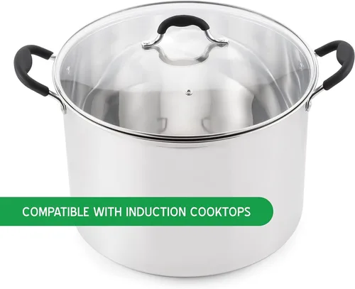 Miniatura 2 de Prep•N•Cook de McSunley Cacerola de baño María con agua caliente de acero inoxidable por inducción, 20 L