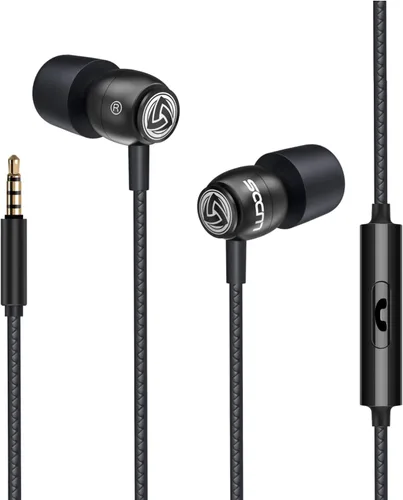 Miniatura 8 de Auriculares con cable Ludos Clamor, auriculares intraaurales, 5 años de garantía, auriculares con micrófono, auriculares con aislamiento de ruido