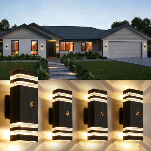 Miniatura 14 de LMP Iluminación exterior del anochecer al amanecer, accesorios de iluminación exterior LED de 5 W, aplique de pared impermeable IP65 para casa