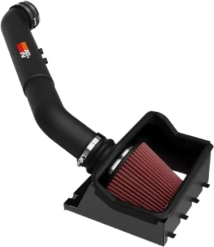 Miniatura 11 de K&N Sistema de admisión de aire frío: Filtro de aire de alto flujo, aumento del rendimiento y remolque: Compatible con Ford 2011-2015: F250, F350
