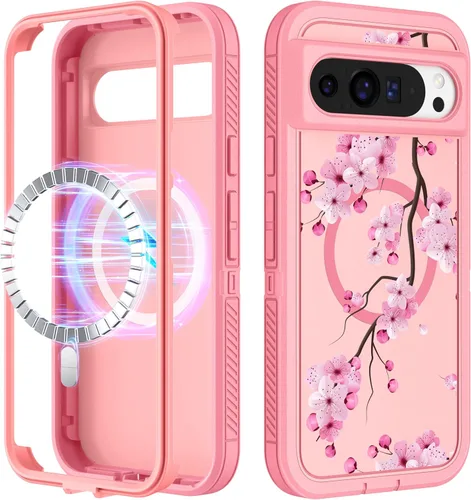 Miniatura 60 de Funda para Moto G 5G 2024 – Compatible con MagSafe para mujeres y niñas, bonita funda protectora magnética para teléfono, diseño femenino Kawaii