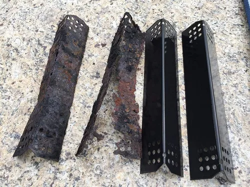 Miniatura 8 de Piezas de repuesto para Nexgrill 720-0925P 720-0925 720-0882A 720-0896 720-0896B 720-0896E, paquete de 4 tubos de quemador y domadores de llama