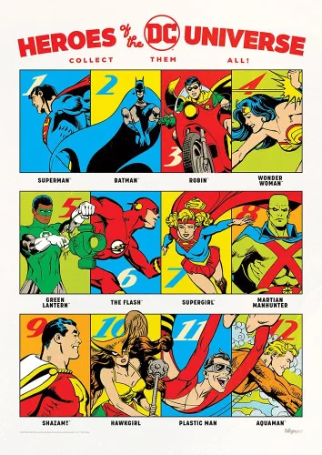 Miniatura 10 de MIGHTYPRINT DC Comics - Liga de la Justicia - Volumen #2 - Cosmos - Arte de portada variante de cómic - Arte de pared duradero de 17 x 24 pulgadas