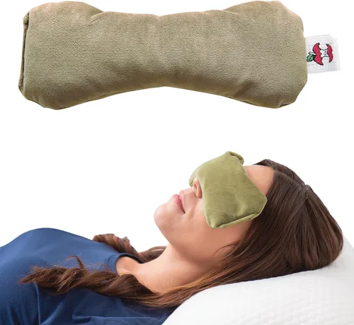 Miniatura 6 de Therapeutica Almohada de viaje, soporte firme – Petite & Core Products MicroBeads Dry Eye Compress Moist Heat Pack Bundle