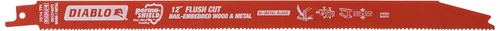 Miniatura 15 de Diablo Hoja de sierra recíproca bimetálica para cortes de uso general – 6 pulgadas de longitud, diente variable, diente, 8/14 TPI, paquete de 5