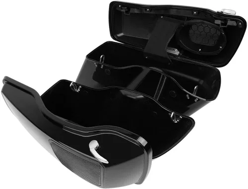 Miniatura 4 de TCMT Alforjas extendidas de 5 pulgadas con altavoces de 6 x 9 pulgadas para Harley Touring 2014-2024 Road King Road Glide Street Glide Electra Glide