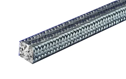 Lamons SSS165LA.375x1-V Sterling Seal & Supply, Inc. (STCC) Embalaje trenzado flexible expandido de PTFE relleno de grafito 3/8 pulgadas, sección