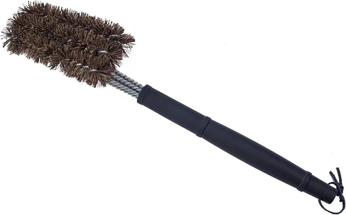 Miniatura 3 de Dyna Glo - Cepillo para parrilla (18.0 in) con cerdas Palmyra y raspador de acero inoxidable