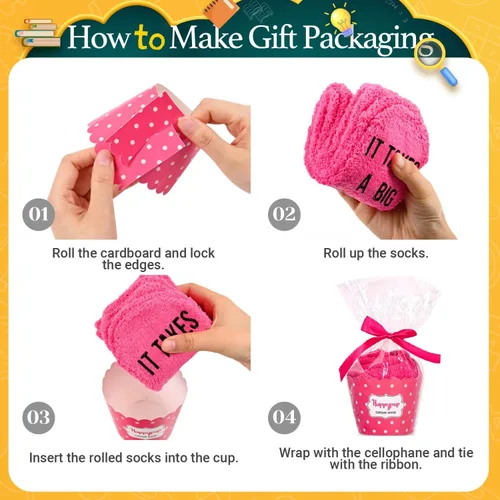 Miniatura 6 de HAPPYPOP Graduation Reading Gifts for Women - Book Graduation Teacher Socks for Her