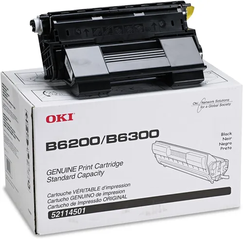 Oki data 52114501 - Cartucho de impresión para impresora láser serie B6200/B6300, rendimiento de 11000 páginas, color negro