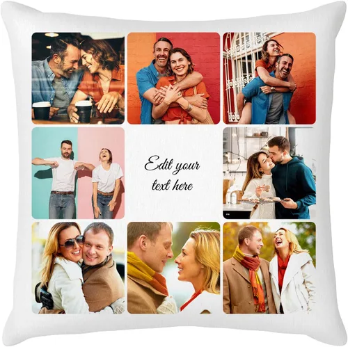 Miniatura 12 de Easycosy Almohada personalizada con texto de imagen, funda de almohada con foto, regalos personalizados para parejas, funda de cojín con foto, 4