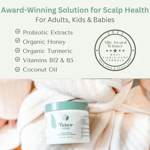 Miniatura 5 de Yobee Máscara calmante ultra suave para el cuero cabelludo, tratamiento del cuero cabelludo seco, mascarilla para el cabello segura para la piel