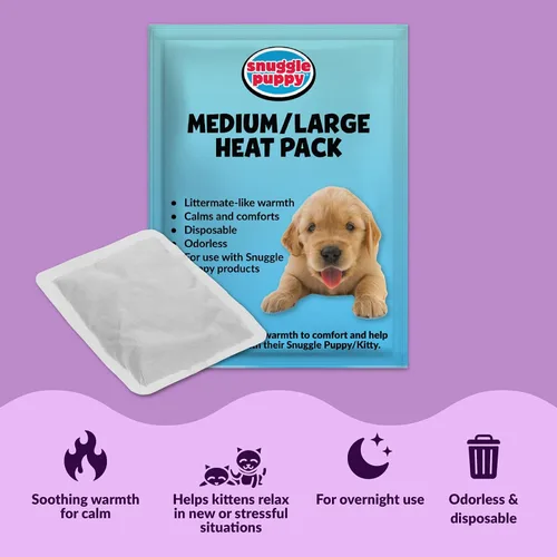 Miniatura 5 de Snuggle Kitty - Juguete para gatos con pulso y calor de sensación real, ayuda calmante para dormir para la ansiedad de los gatos, nuevos artículos