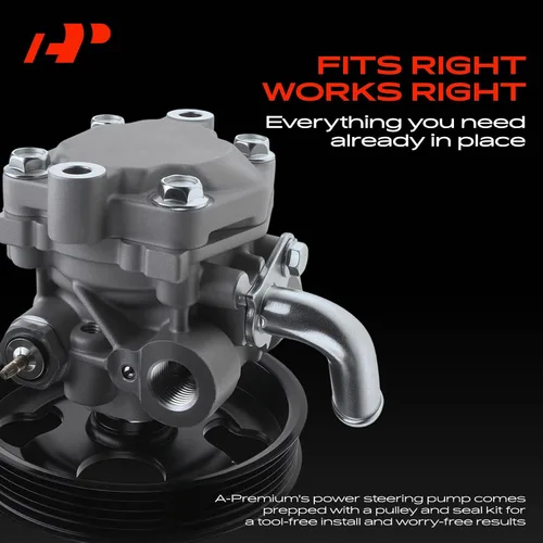 Miniatura 3 de A-Premium Bomba de dirección asistida, con polea, compatible con Chevrolet Tracker 1999-2004, Suzuki Vitara 1999-2004, 2.0L 2.5L, repuesto #