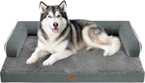 Miniatura 24 de Cama ortopédica impermeable para perros pequeños, cama para perros de tamaño mediano, cómoda cama para mascotas y gatos con lados, funda extraíble
