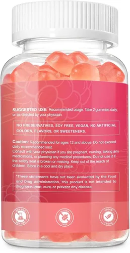 Miniatura 6 de Biotin - Gomitas de colágeno de queratina de 10000 mcg, suplementos para el cabello, uñas, vitaminas diarias para el crecimiento de las uñas