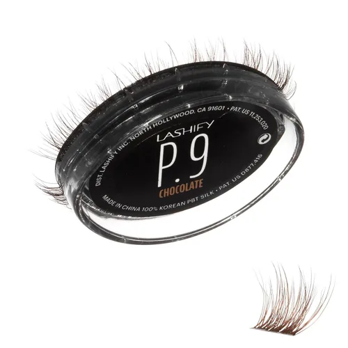 Miniatura 10 de Lashify Plushy - Pestañas postizas de 10 mm de gasa en negro, pestañas falsas fáciles de hacer DIY para un aspecto voluminoso pero aún natural