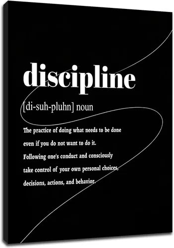 Miniatura 56 de Motivational Wall Art 1% Better Every Day Quote Framed Canvas Poster Inspirational Wall Decor for Office Gym Study Room Small Size Growth Mindset