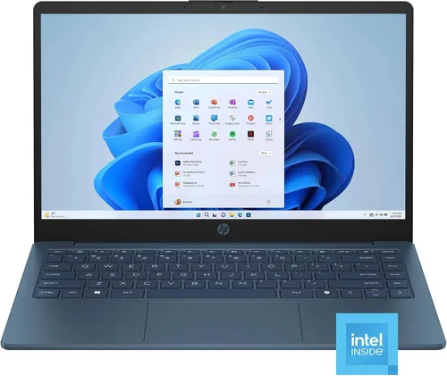 Miniatura 6 de Laptop HP Stream 14" HD BrightView, procesador Intel Celeron N150, 4 GB de RAM, 128 GB de almacenamiento, gráficos Intel HD, cámara web 720p, azul