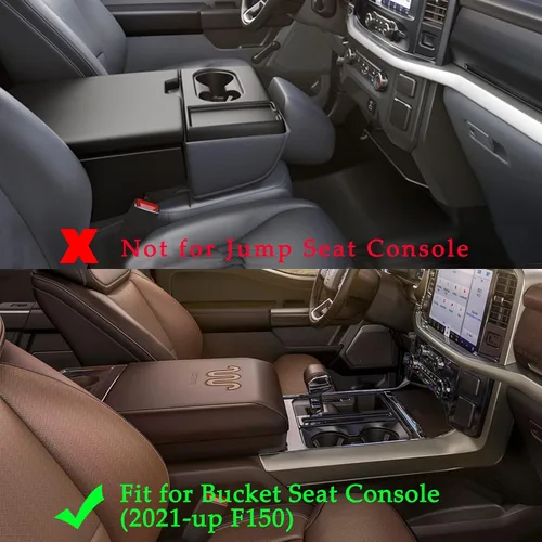 Miniatura 3 de JDMCAR Compatible con Accesorios Ford F150 (2015-2020) /F250 F350 F450 (2017-2022) / Expedition 2018-2022 Organizador de Consola Central, Caja