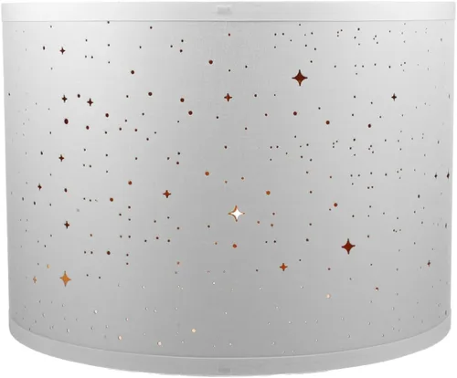 Miniatura 7 de BESTOYARD Pantalla de tambor de tela de 13 pulgadas para mesa, escritorio y lámparas colgantes, pantalla de luz extraíble con marco de hierro