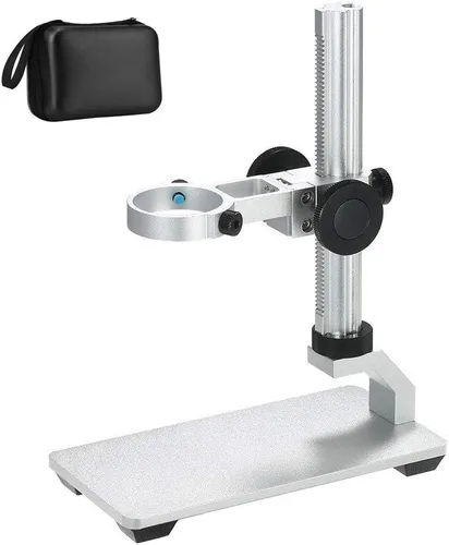 Miniatura 9 de Microscopio USB 1080P con soporte de metal, cámara de microscopio digital de mano 50X-1000X compatible con iPhone/Android/Windows/Mac Negro